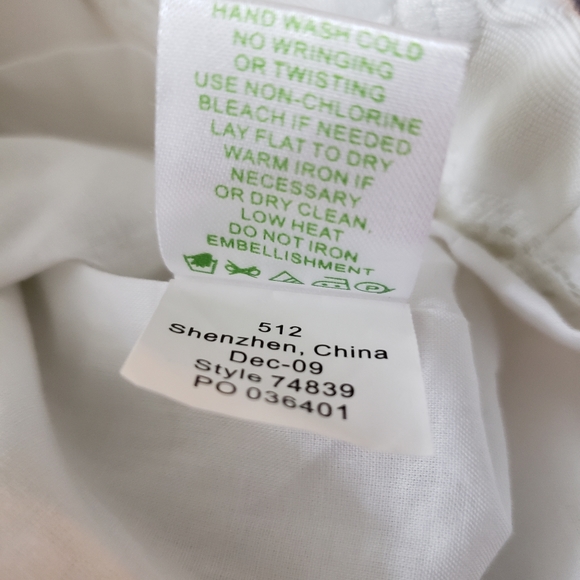 Host Pick 🥂 Lilly Pulitzer White Embroidered Floral Stapless Mini Dress - Picture 12 of 12